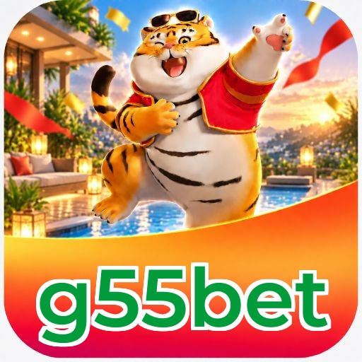 Interface da plataforma g55bet mostrando slots populares e bônus de boas-vindas
